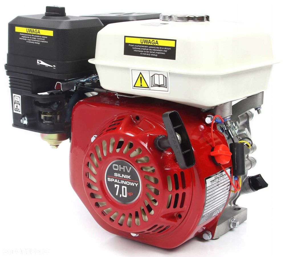 SILNIK spalinowy zagęszczarki 7KM + SPRZĘGŁO 115/20mm+olej - 8