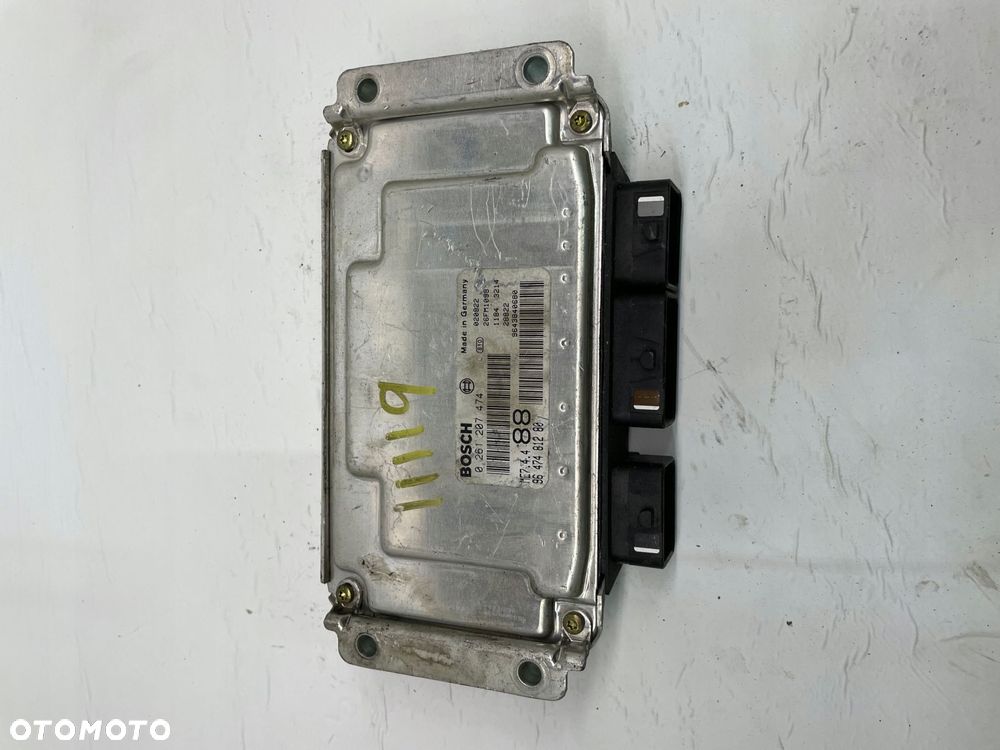 komputer / sterownik silnika peugeot 307 1.6 16v 9647481280 0261207474 - 8