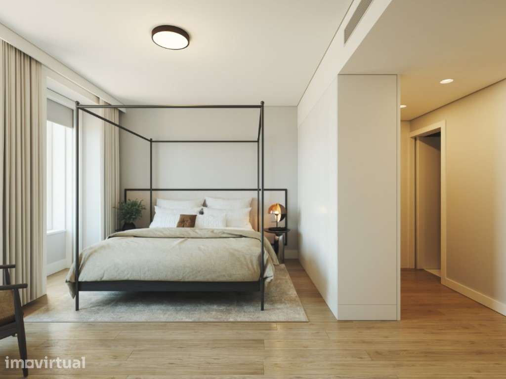 Apartamento T1, com jardim privativo de 21,24m2 e estacionamento po... - Grande imagem: 4/17
