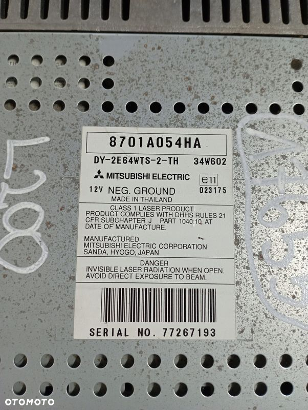 MITSUBISHI L200 RADIO 8701A054HA - 3