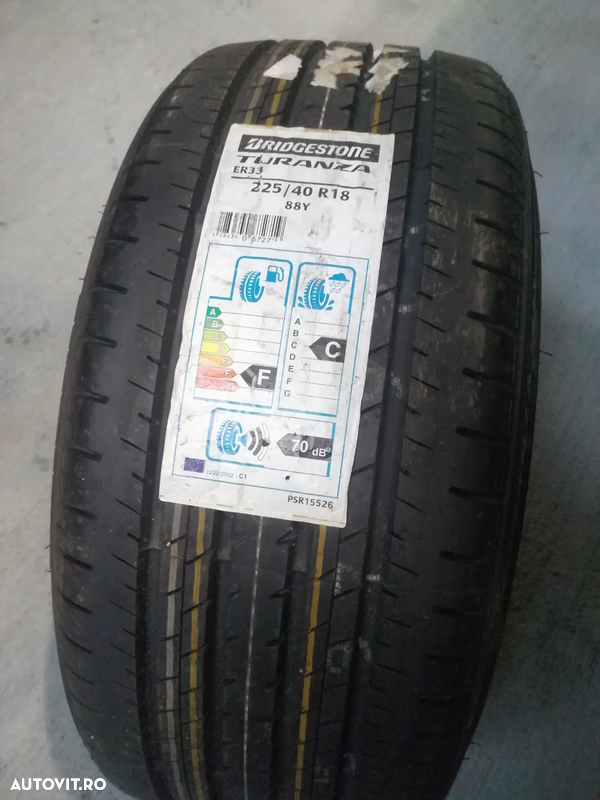 Anvelopa noua vara 225/40 R18 BRIDGESTONE Turanza ER33 88Y