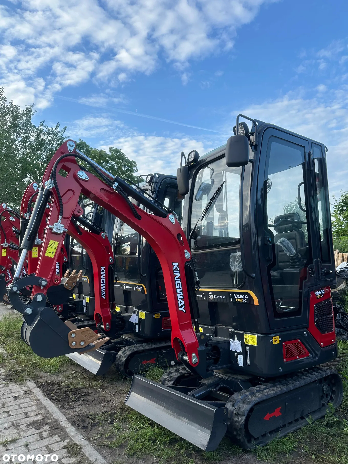 Kingway YAMA H12K Kabina Chłodnica Joistick 1200kg Ramię SKR + 3 łyżki - 13