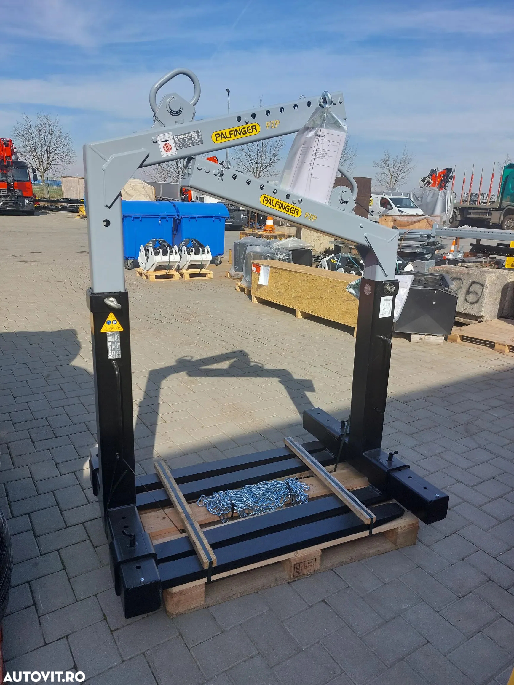 Furca paleti Palfinger manipulare paleti 2000 kg,1150mm lame - 3