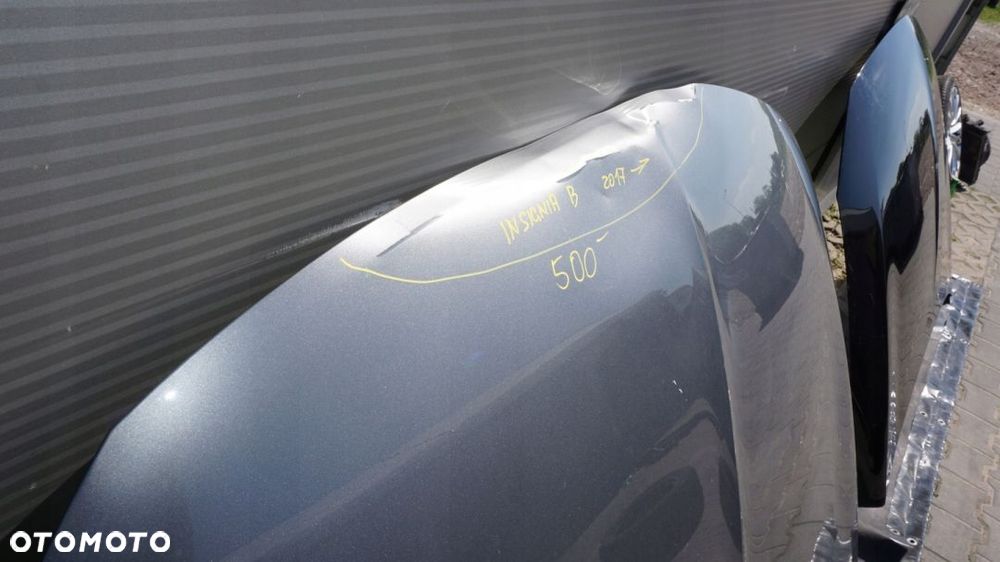 MASKA PRZÓD PRZEDNIA OPEL INSIGNIA B SREBRNA CZARNA - 4