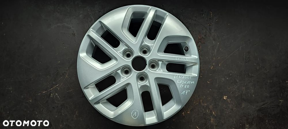 FELGI ALUMNIOWE WZMOCNIONE 5x114.3 6Jx17 CALI ET50 fi 66.1 REANULT 93459465 / 93866154 KOMPLET 4 SZTUKI - 2