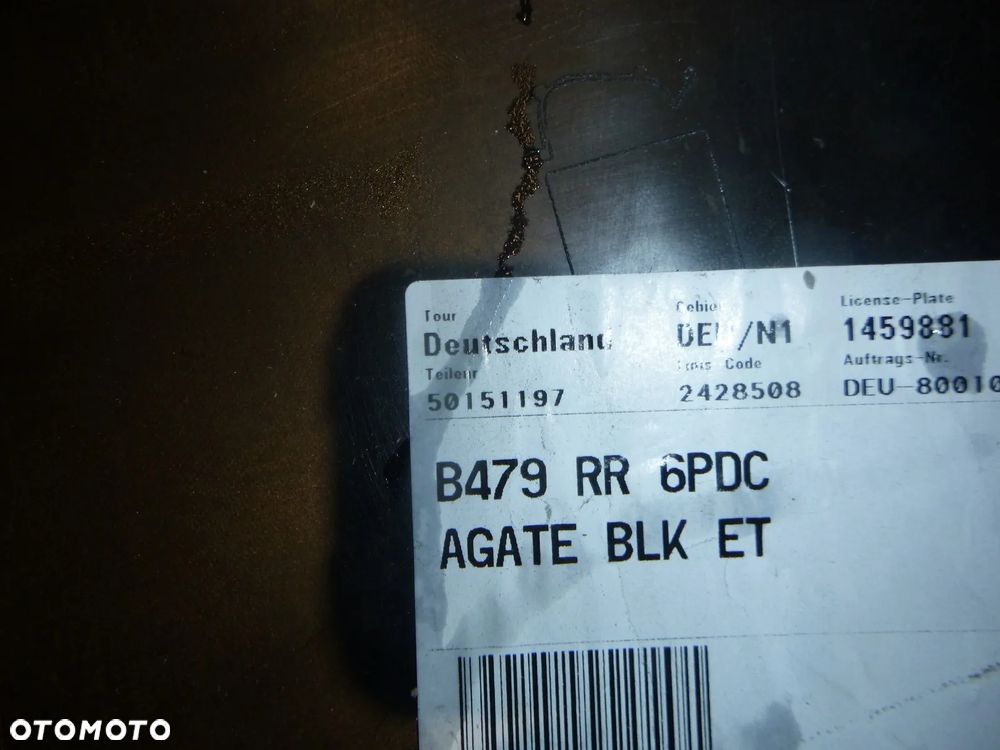 ford fiesta mk8 zderzak tył kolor czarny b479 agate blk et tylny nowy oryginał - 8