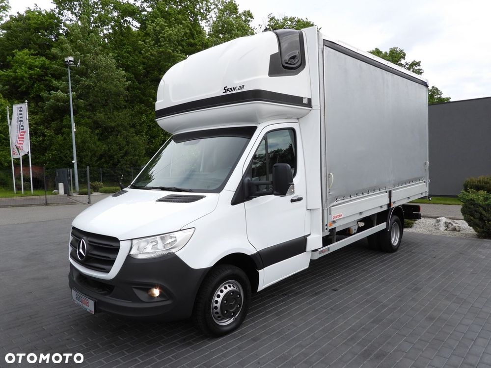 Mercedes-Benz SPRINTER 519  PLANDEKA 8 PALET WEBASTO TEMPOMAT BLIŹNIACZE KOŁA KLIMATYZACJA  190KM - 7
