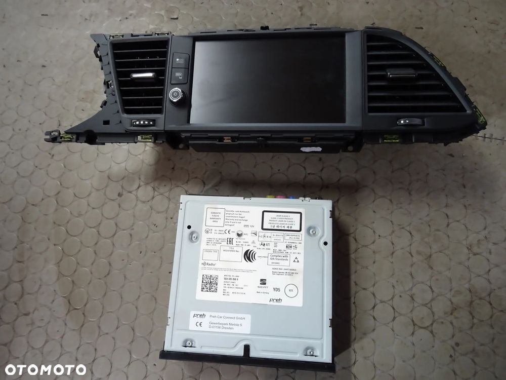 5QA035858B 5F0919606 Ekran Navi FULL LINK MIB  Seat Leon 5F III czesci - 1