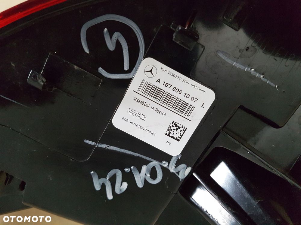 mercedes gle w167 lampa lewy tył a1679061007 - 4