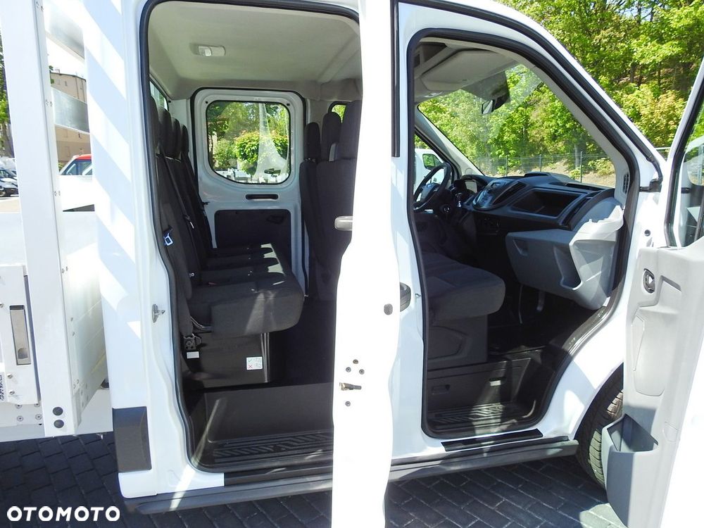 Ford TRANSIT SKRZYNIA PODWÓJNA KABINA DOKA 7 MIEJSC KLIMATYZACJA  130KM - 33