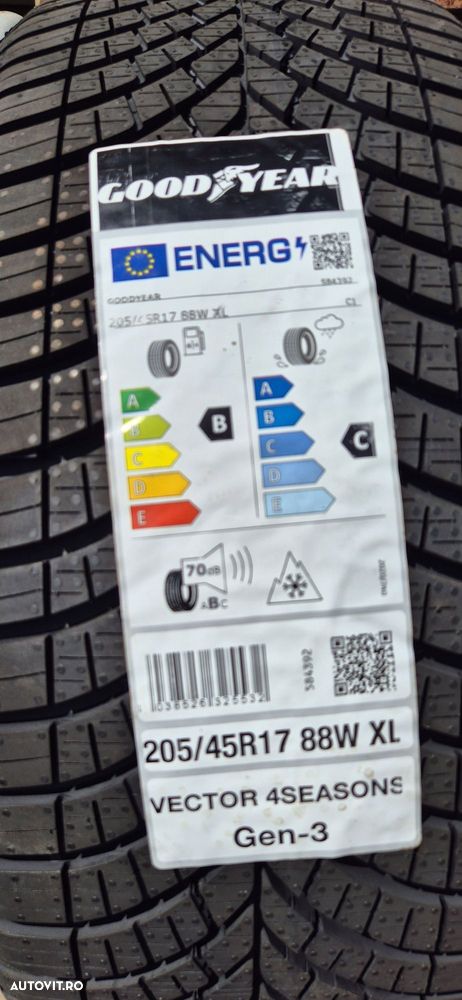 205 45 17 Goodyear Allseason - 6