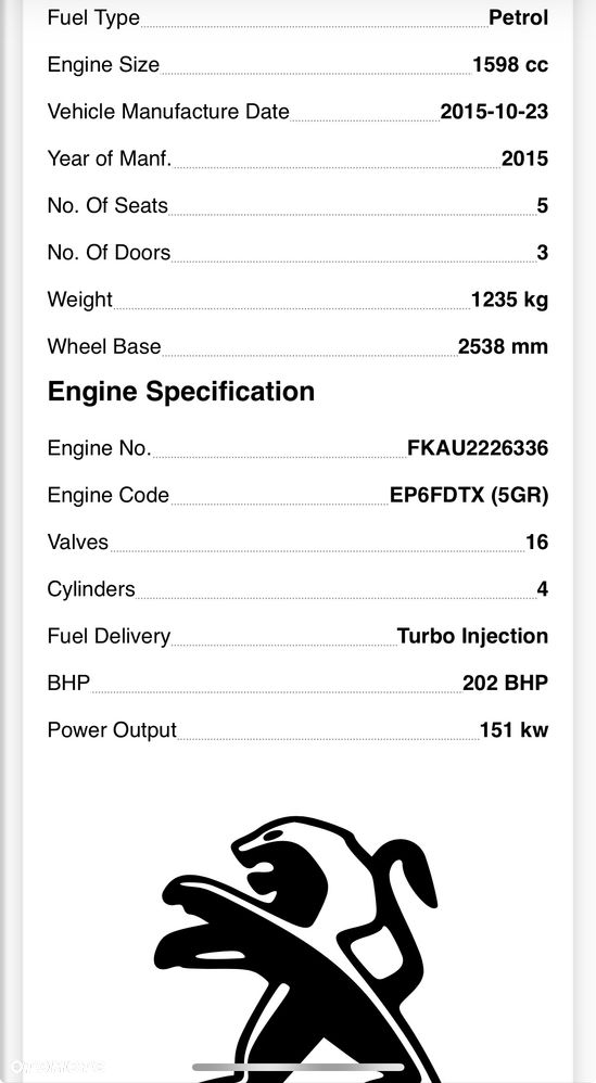 Silnik komplet Peugeot Citroen 1.6 T THP 5G04 15r 5GR 5G04 10FKAU EP6FDTX 208 koni film video - 8