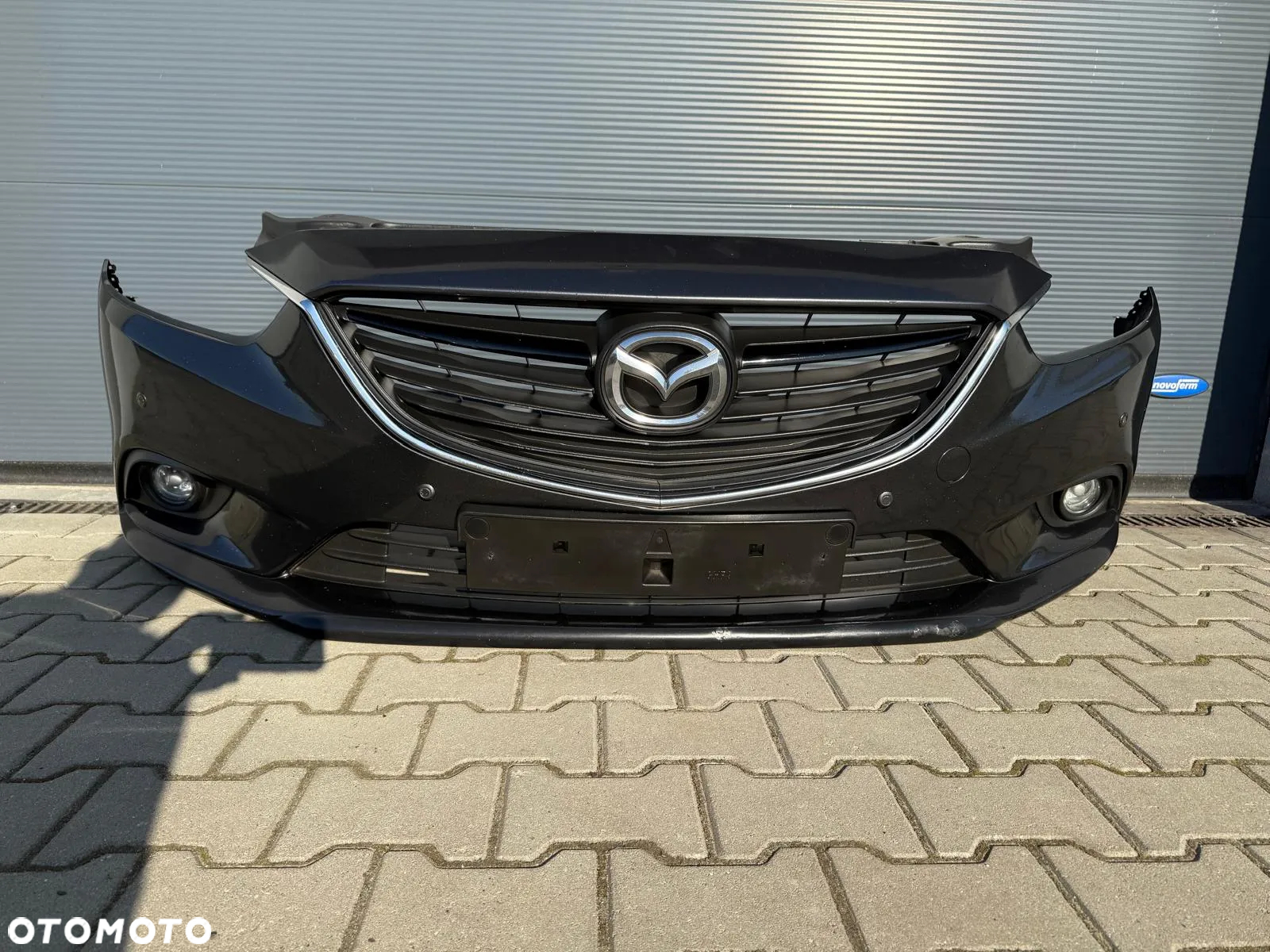 MAZDA 6 III GJ 12-17 ZDERZAK PRZÓD GRILL CZUJNIKI PDC KOMPLETNY KOLOR 42A - 3