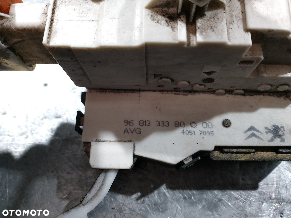ZAMEK DRZWI LEWY PRZÓD PEUGEOT 407 9681333380Q - 3