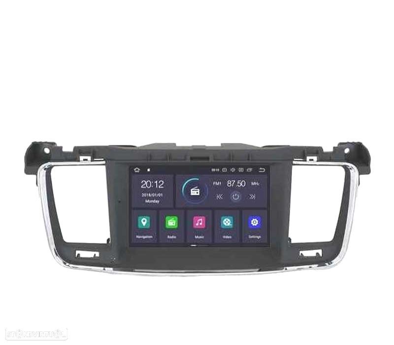 AUTO RÁDIO 7" ANDROID 8,0 PARA PEUGEOT 508 11 – 15 - 2