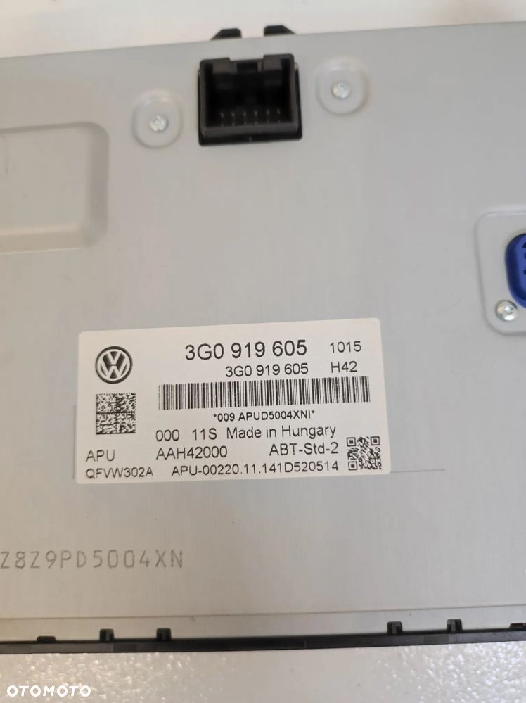 Ekran wyświetlacz radia nawigacji Volkswagen PASSAT B8 - 6