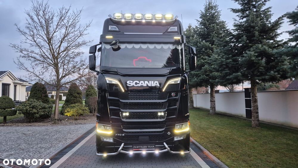 Scania SCANIA///S 770///2021///PUSHER///6×2/// 70000KG///RETARDER///OŚ SKRĘTNA///OŚ PODNOSZONA///PODUSZKI///NAWIGACJA/// FULL LED///ALUFELGI///PRZESUWANE SIODŁO///PEDANTYCZNY STAN - 6