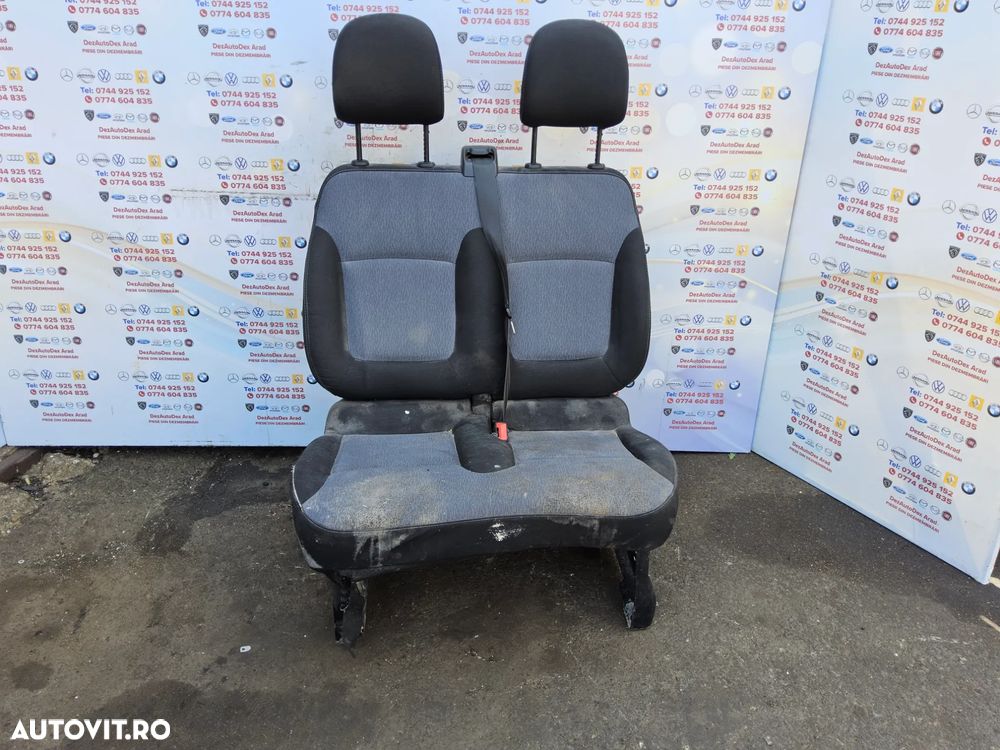 Bancheta Renault Trafic 2014-2020 Opel Vivaro Nissan nv300 Bancheta dubla fata Trafic 3 - 1