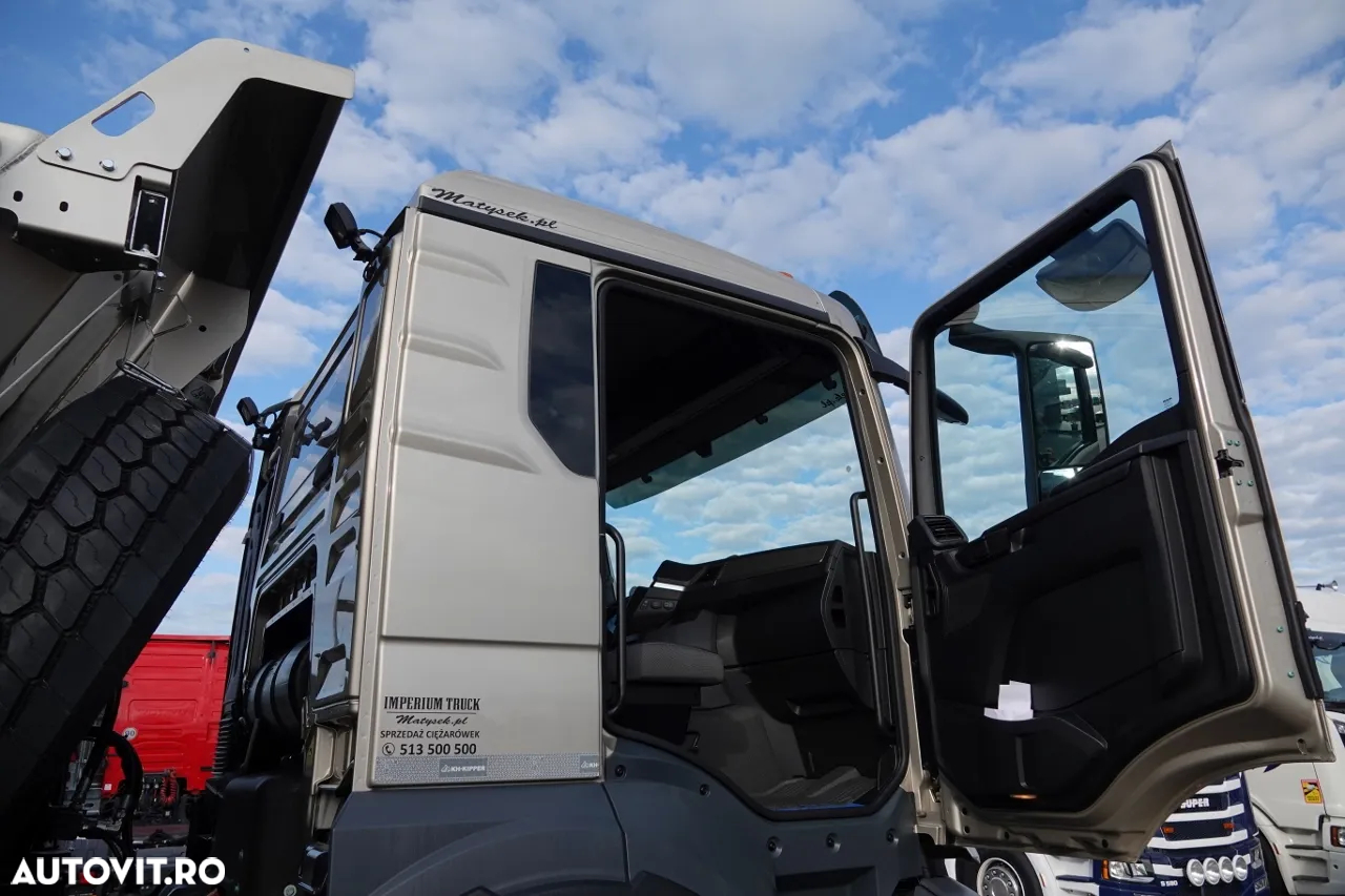 MAN TGS 41.480 / 8X8 / ​​BASCULATOR SPATE / KH-KIPPER / HARDOX / METALIC / 2025 / AUTOMAT / NOU / DISPONIBIL Imediat! - 37