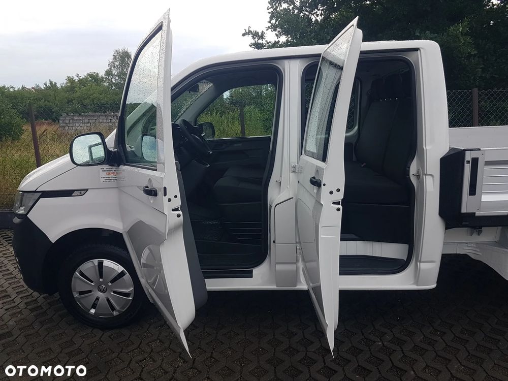 Volkswagen T6 TRANSPORTER DOKA 6-OSÓB PAKA SKRZYNIA ŁADUNKOWA KLIMA DOUBLE KABINA KRAJOWY - 21