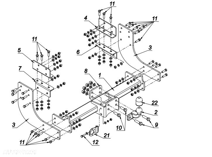 Carlige auto de remorcare Iveco Daily - 4