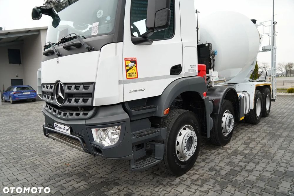 Mercedes-Benz AROCS 3540 / GRUSZKA 9M3 / 8x4 / BETONOMIESZARKA / AUTOMAT / 2022 ROK - 9