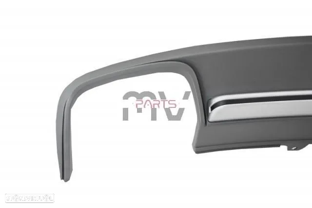 Difusor com Ponteiras Audi A4 B8.5 (2012 a 2015) Look S4 - 8