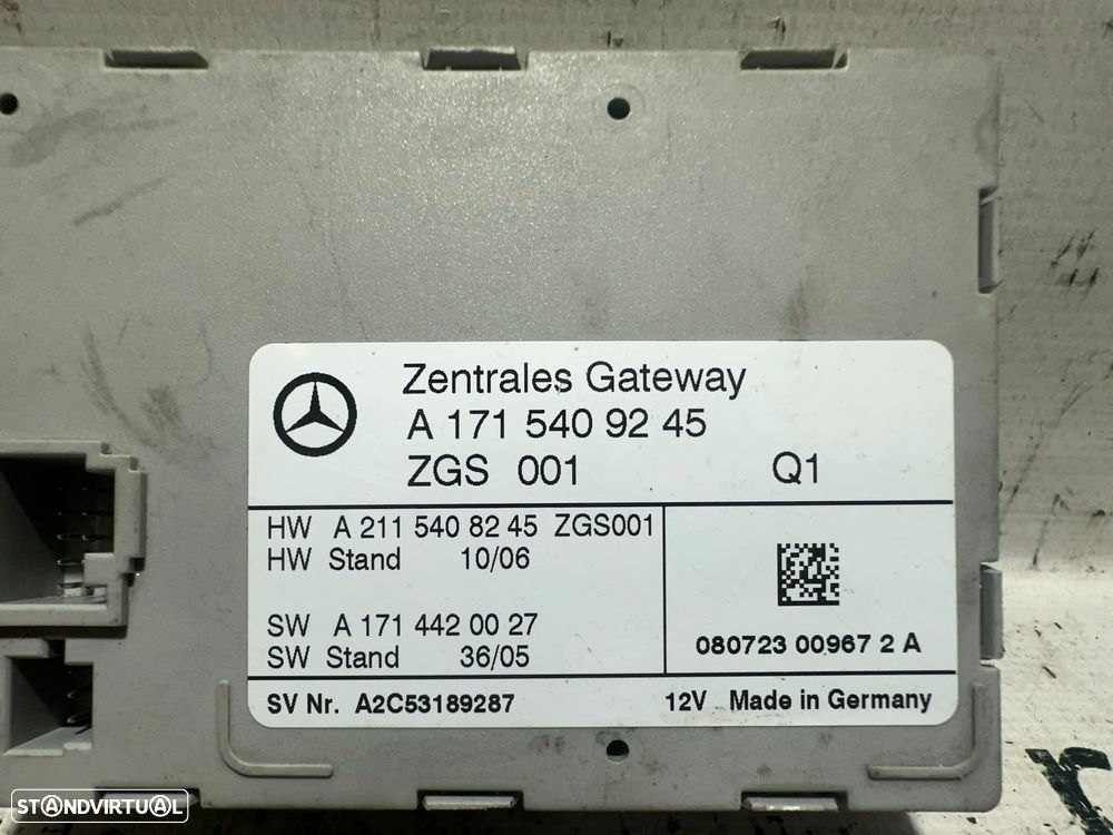 .Módulo Gateway Diagnostico Original Mercedes Benz A1715409245 2005 - 2011 - 5