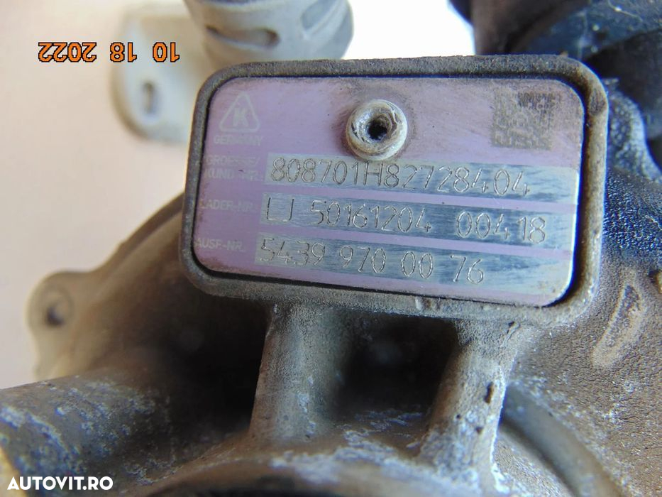 Turbina Nissan Qashqai 1.5 euro 5 Renault megane 3 Juke Scenic 3 dacia - 3