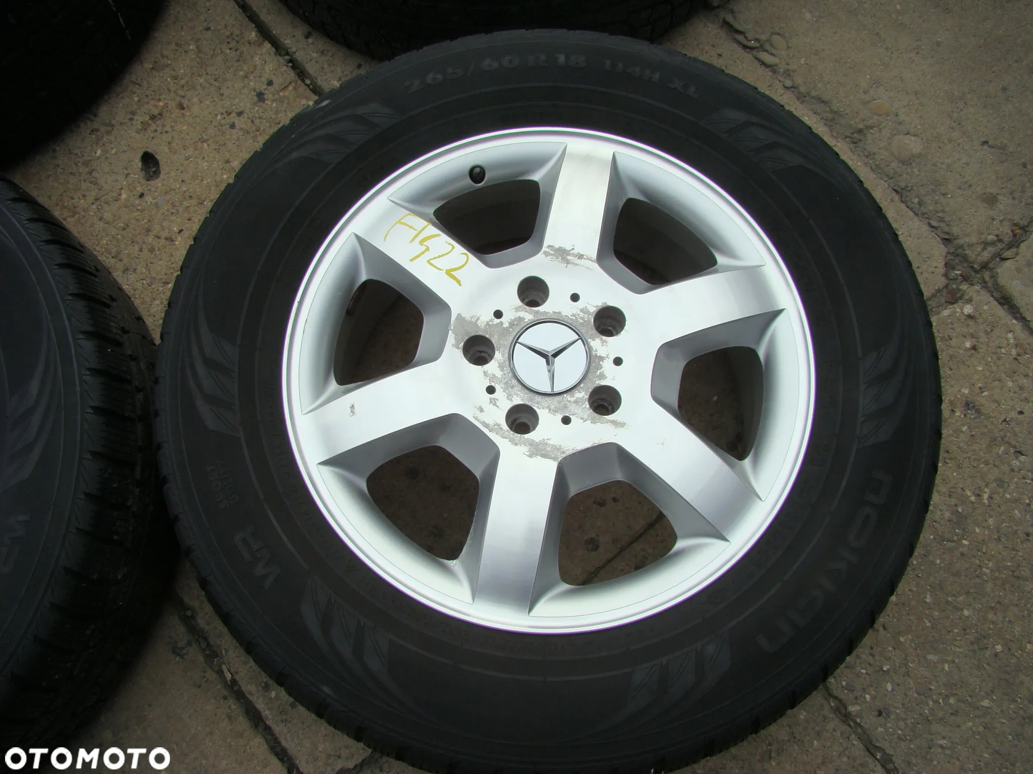 a422 5x130 Mercedes Benz G-Klasa W463 W461 W460 7,5jx18 opony zima 265/60 R18 - 5
