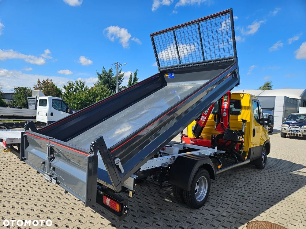 Iveco 70c 72c18 skrzynia wywrotka, żuraw HDS - 20