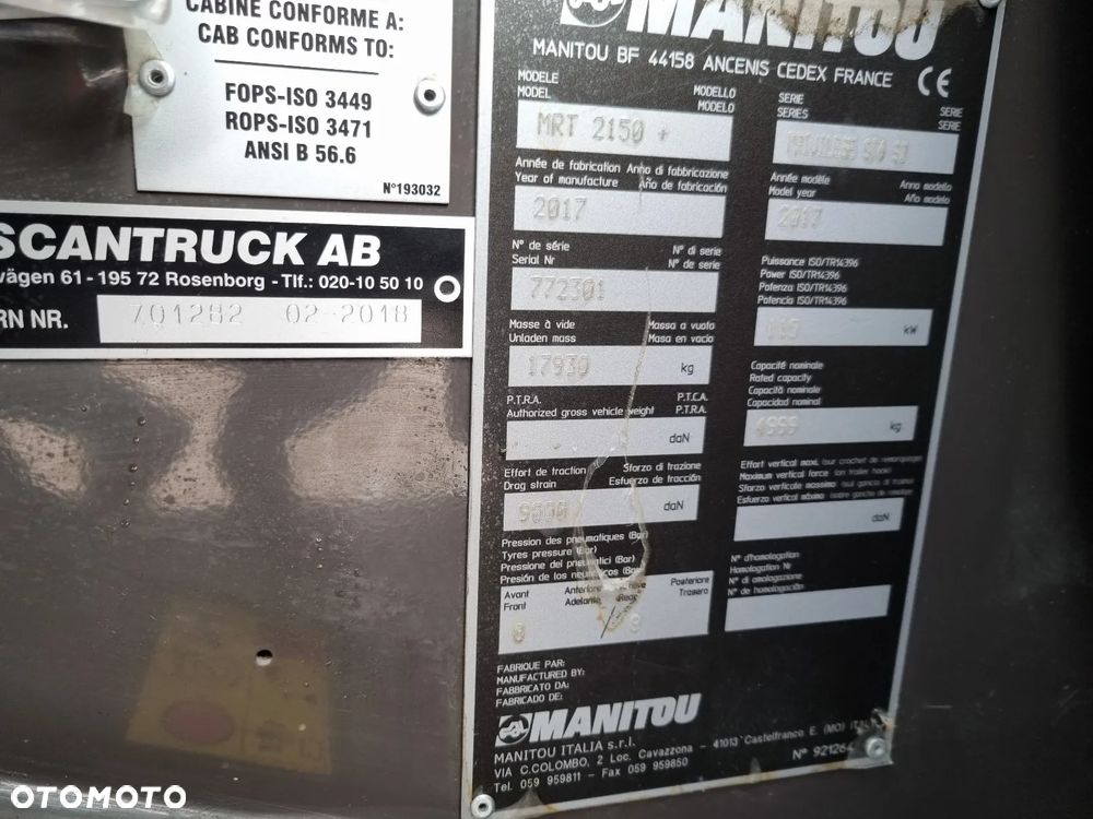 Manitou MRT 2150+ M406 - 18