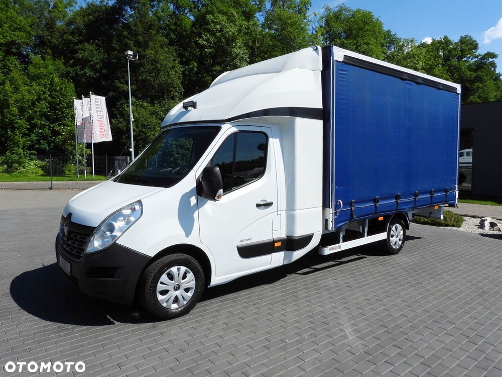Renault MASTER PLANDEKA 8 PALET TEMPOMAT PNEUMATYKA KLIMATYZACJA  170KM - 7
