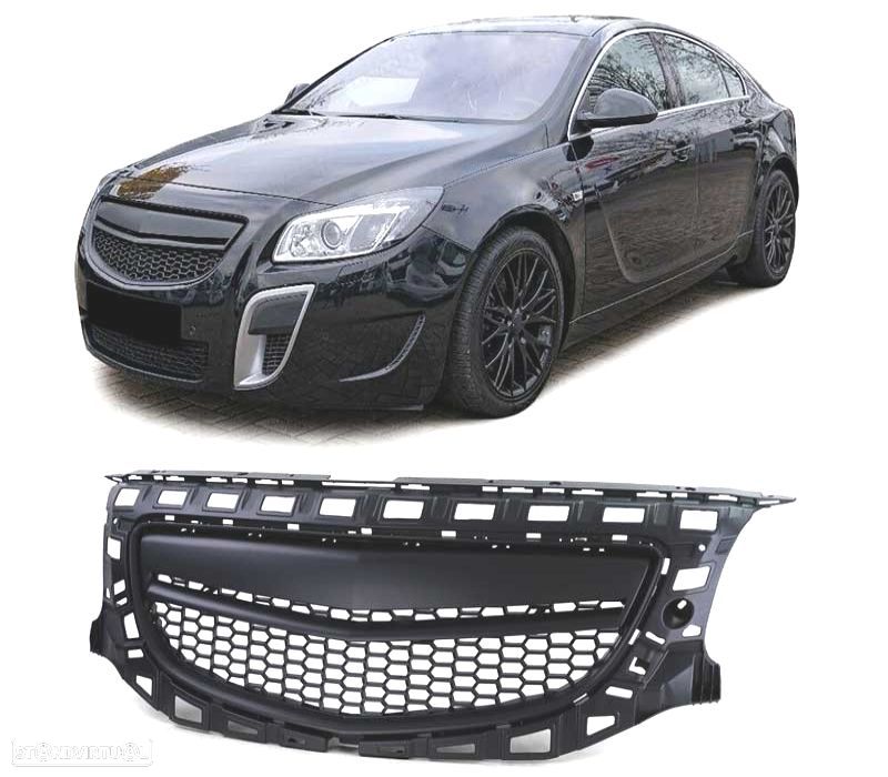 GRELHA OPEL INSIGNIA 08-12 LOOK OPC PRETO MATE - 1