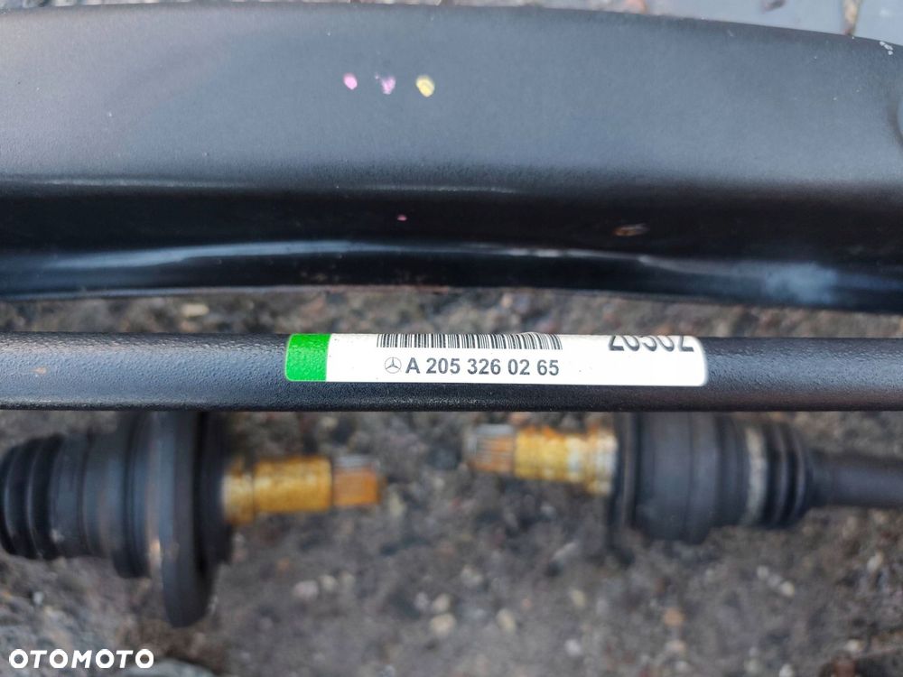 MERCEDES W205 TYLNY WÓZEK ZAWIESZENIE ZWROTNICE L+P KOMPLET - 4