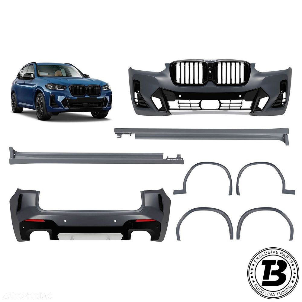 Pachet Exterior compatibil cu BMW X3 G01 X3M Design - 1