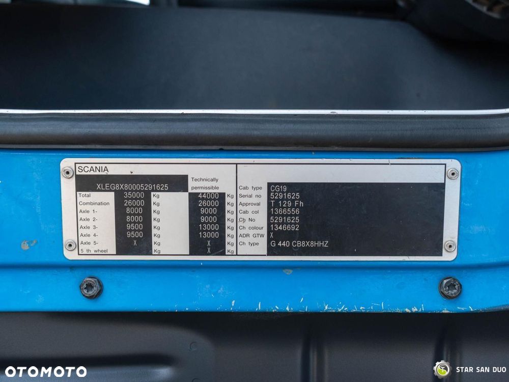 Scania G440 8x8 PALFINGER PK 100002 HDS Żuraw Fly Jib Wciągarka - 30