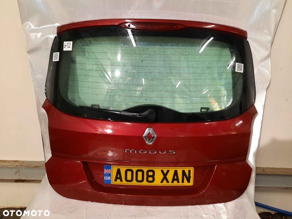 KLAPA TYŁ TYLNA BAGAŻNIKA | RENAULT MODUS TEB76