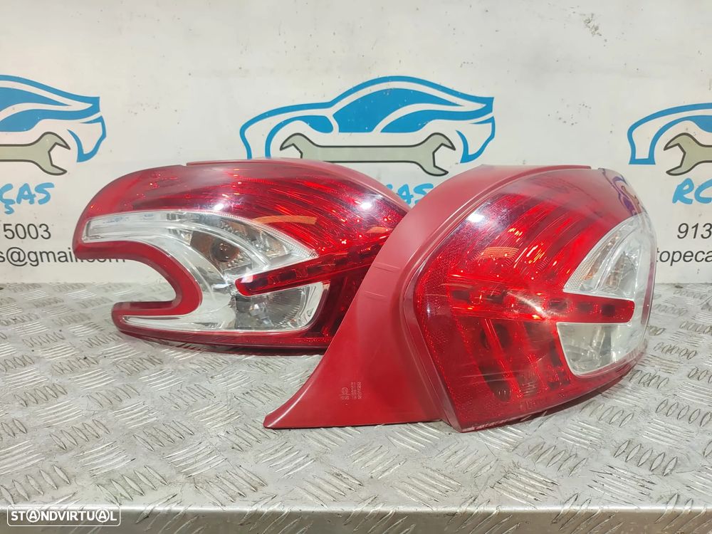 Farolim Farolins traseiros Esquerdo Direito Peugeot 208 Fase 1 - 14