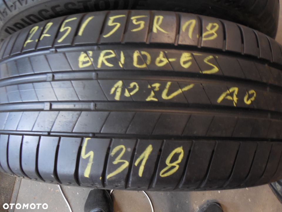 OPONY 225/55R18 BRIDGESTONE TURANZA T 005 AO  DOT 4318 7,2MM - 2