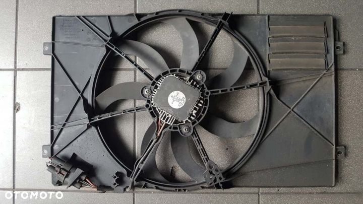 VW AUDI SEAT SKODA WENTYLATOR CHŁODNICY WIATRAK OBUDOWA 1.9 TDI 1.6 TDI 1.6 MPI 1K0959455EF ALTEA A3 LEON II OCTAVIA 2 TOURAN GOLF 6 WYSYŁKA !!! - 1