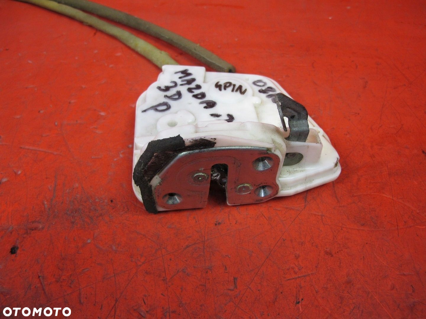 MAZDA 2 II DE 3D 07- ZAMEK DRZWI PRAWY 4 PIN EU - 3