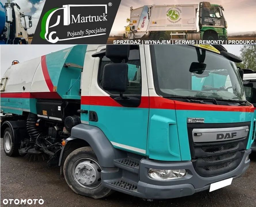 DAF LF 4x2 zamiatarka Johnston VT651 , sprzedaż, wynajem - 1