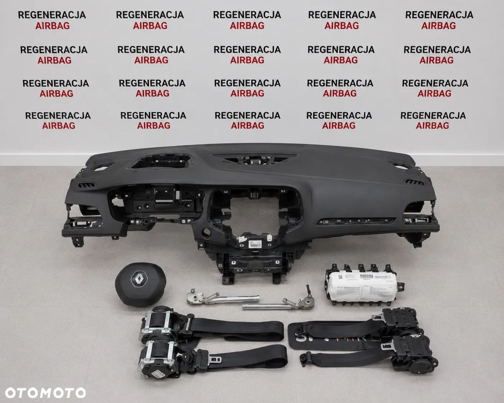 renault Megane 4 IV Deska Konsola Kokpit Airbag Pasy Zestaw - 1