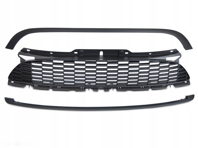 Atrapa Grill Listwy kpl Tuning Black Mat Mini Copper r56 r57 r55 LIFT - 1