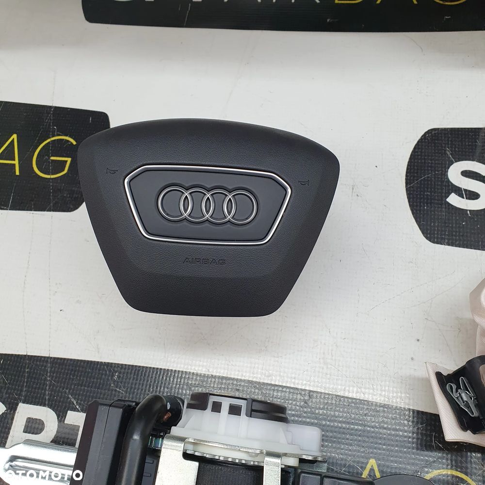 AUDI A7 S7 RS7 A7 4K DESKA ROZDZIELCZA KONSOLA KOKPIT PULPIT PODUSZKI AIRBAG AIR BAG PASY KURTYNY KIT SET - 5
