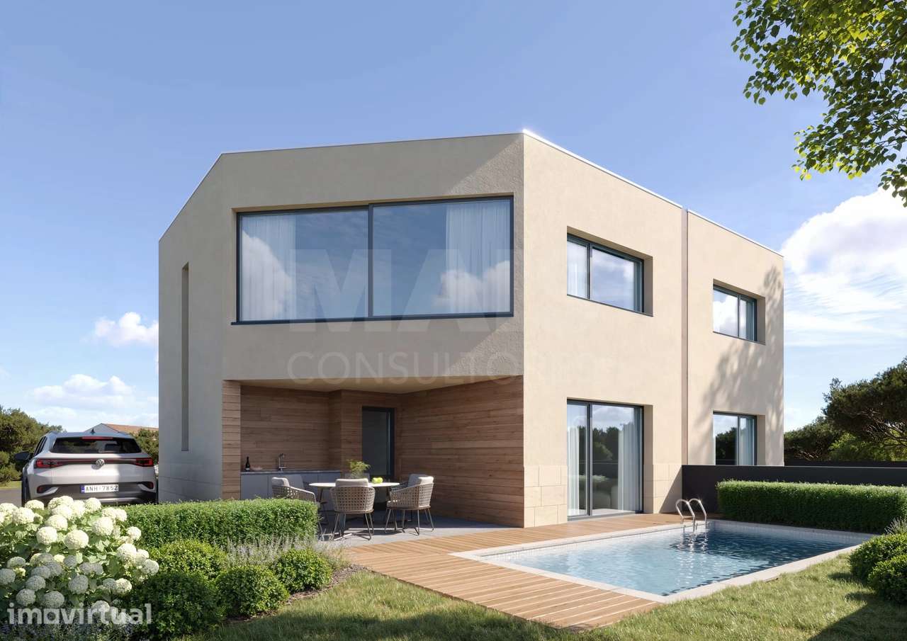 Moradia T3+1 Geminada c/ 1 Suite, Jardim, Parqueamento e Piscina! (... - Grande imagem: 3/12
