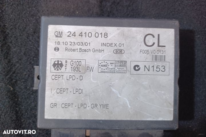 Calculator confort 24410018 24410018 Opel Astra G [1998 - 2009] wagon - 3