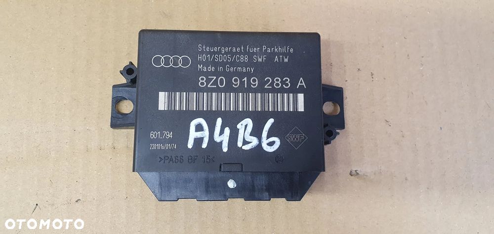 Moduł sterownik parkowania PDC Audi A4 B6 8Z0919283A - 1