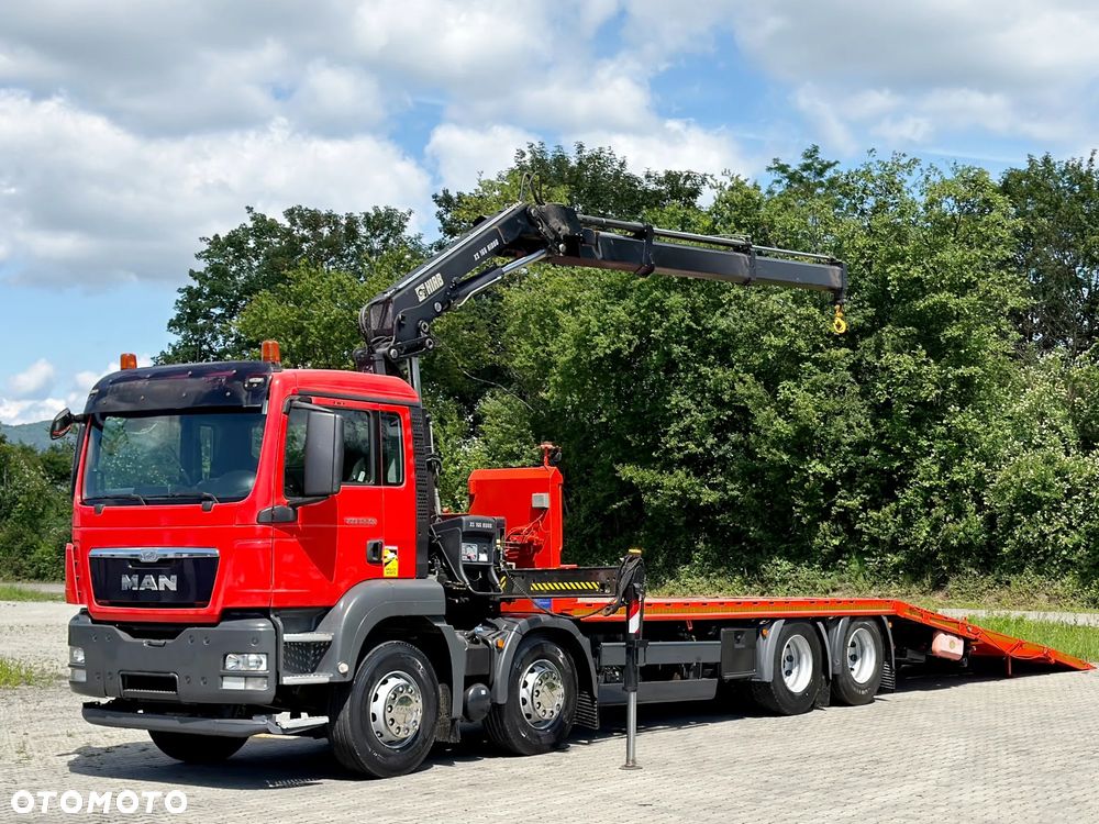 MAN TGS 35.360 * LAWETA 7,80 m * HIAB 166 E - 2 HIDUO + PILOT * STAN BDB - 2